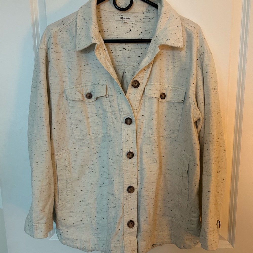Cream Button-Up Jacket